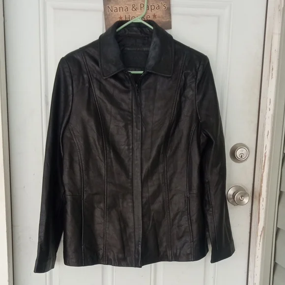 Beautiful Avanti New York Women's Super Soft Leather Jacket Size Large - Picture 1 of 4